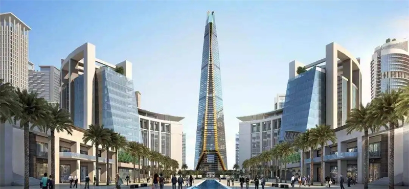 2022年~2024年——深圳市博恒人居环境有限公司助力埃及新首都CBD塔项目 提供空调新风系统风机房通风降噪解决方案